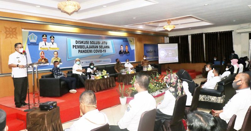 Wali Kota Kendari Bahas Solusi Jitu Belajar di Tengah Pandemi
