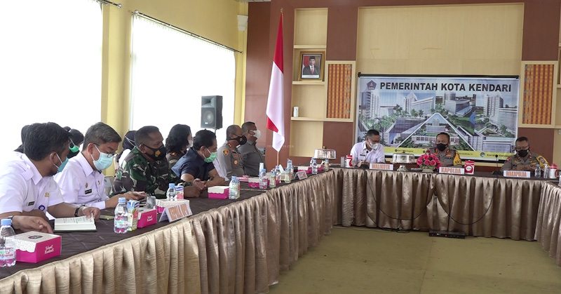 Sosialisasi Program Kapolri, Kapolda Sultra Temui Wali Kota Kendari