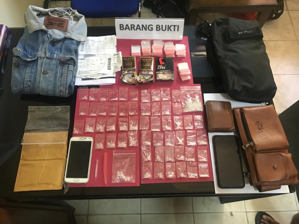 Dua pria di Kendari diringkus polisi miliki sabu 40 gram Foto: Istimewa