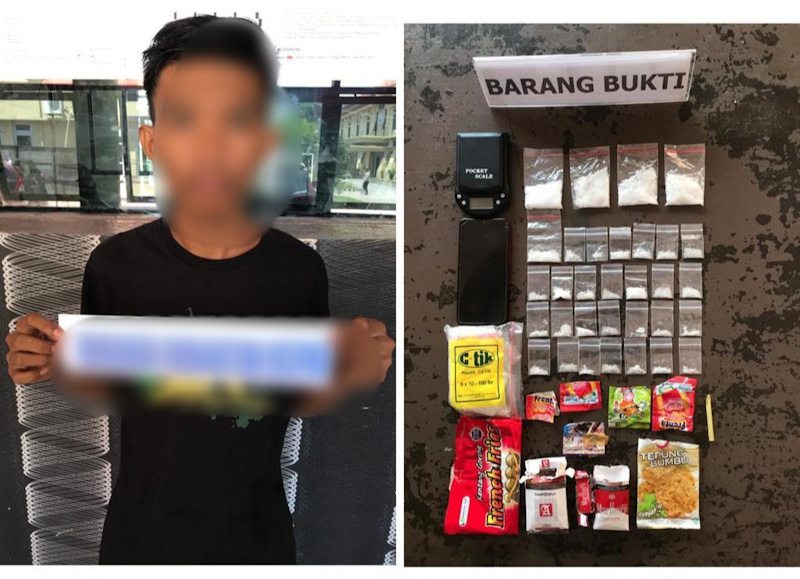 Edarkan Sabu, Seorang Pemuda di Kendari Dibekuk Polisi