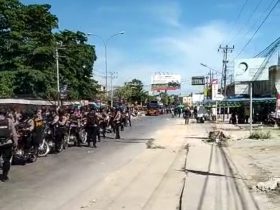 Pasca Ricuh, Polisi Amankan Lokasi Bentrokan Dua Kelompok