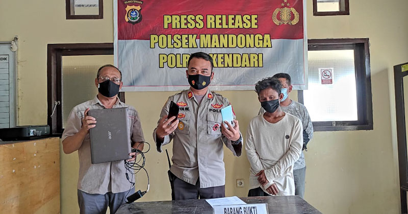 Buron 4 Bulan, Pencuri Handphone dan Leptop Berhasil Ditangkap di Baubau