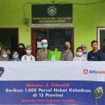 1000 Paket Hebat Kebaikan Kolaborasi Bebelac dan Alfamidi Sukses Tersalurkan