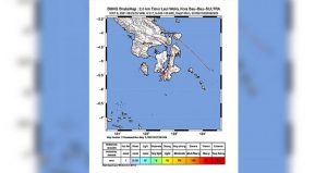 Gempa Tektonik 2.7 SR Guncang Wilayah Bau-Bau