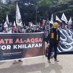 Aliansi Muslim Bersatu Kendari Turun Jalan, Serukan Bela Palestina