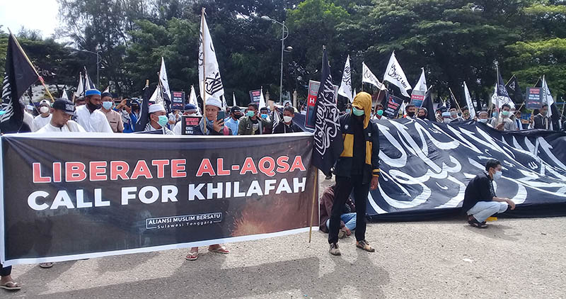Aliansi Muslim Bersatu Kendari Turun Jalan, Serukan Bela Palestina