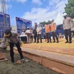 Letakkan Batu Pertama Rusun Dalmas dan BPKB, Kapolda Sultra : Diharapkan Bisa Tingkatkan Kinerja