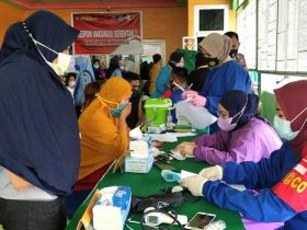 300 Warga Puuwatu Sambut Antusias Vaksinasi Massal