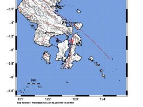 Gempa Susulan 2,7 SR Kembali Guncang Muna, Tak Berpotensi Tsunami