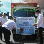 Gubernur Sultra Lepas Bantuan Beras PPKM