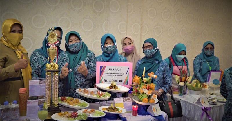 PPK Kambu Raih Juara 1 Lomba Masak Serba Ikan