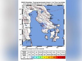 Gempa Kekuatan 3,9 SR Guncang Pomalaa