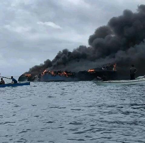 Kapal Rute Sikeli- Bombana Terbakar, Penumpang dan ABK Selamat