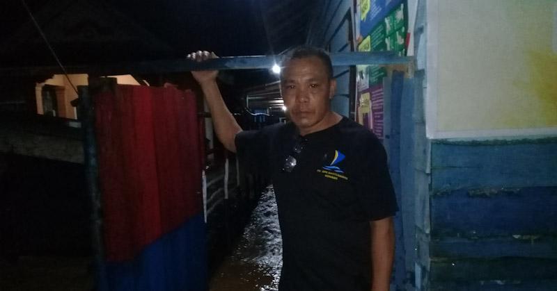 Kali Meluap, Banjir Genangi Sejumlah Rumah di Desa Puusawa Jaya Konawe