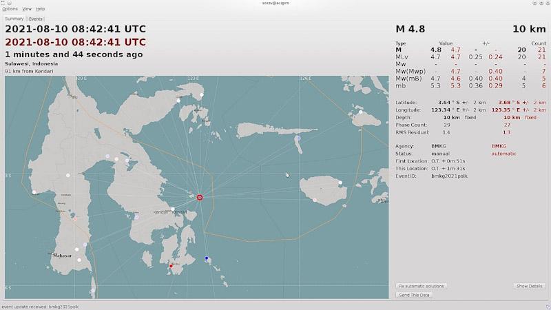 Gempa Tektonik 4,7 SR Guncang Konkep