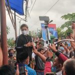 Tiba di Rumahnya, Apriyani Rahayu Sapa Masyarakat dengan Bahasa Tolaki