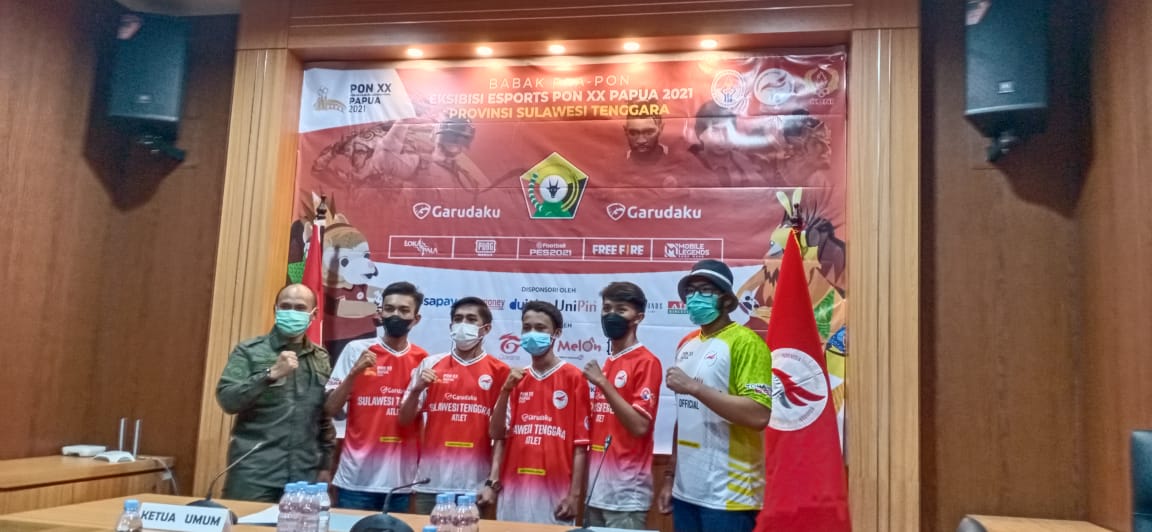 Juarai Grup A, Tim Esport Sultra Siap Rebut Medali di PON Papua