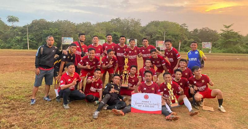 Taklukan Koltim FC, UD Maju FC Juarai Garpem Cup 1