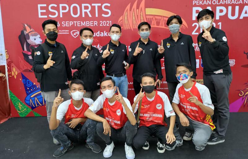 Tim eSport Sultra Raih Emas di PON XX Papua