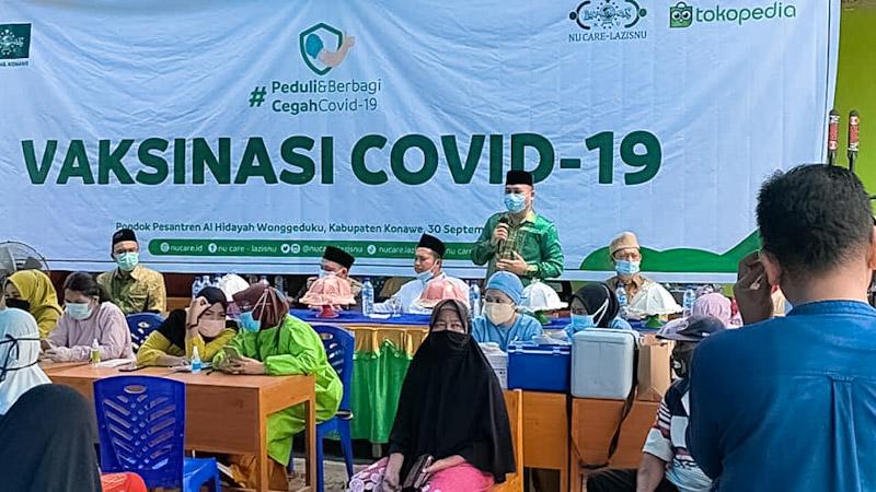 PC NU Konawe Gelar Vaksinasi Massal dan Mukercab