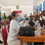 Gelar Vaksinasi Merdeka di SMAN 1 Unaaha, Polres Konawe Target 406 Penerima Vaksin