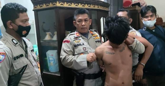 Tersangka Penganiaya yang Gunakan Badik Diringkus Polsek Sampara