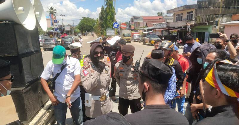 Tolak Pembubaran LuLo, Puluhan Pemuda Konawe Gelar Aksi Damai 