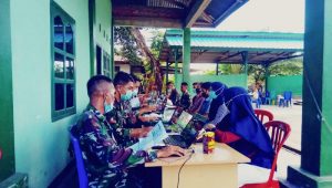 Masyarakat Antusias Ikut Serbuan Vaksinasi di Koramil 1417-07 Unaaha