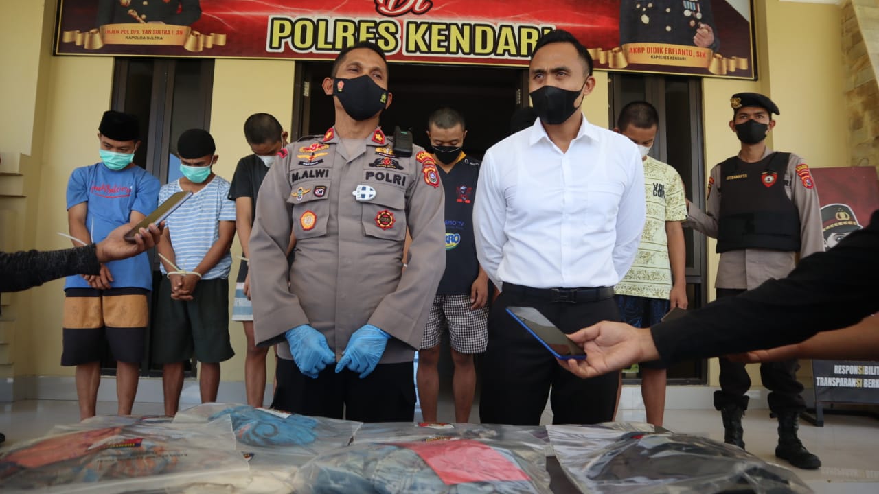 8 Pelaku Pemerkosaan di Konsel Dibekuk Polisi