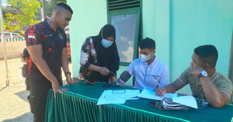 Koramil 1407/04 Unaaha Gelar Serbuan Vaksinasi tahap 1 dan 2