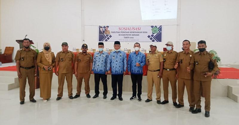 Dorong Kemandirian Desa, BPMD Konawe Gelar Pelatihan Perdes Kewenangan Desa