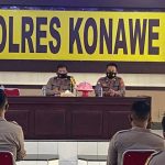 Evaluasi Tim Vaksinasi, Wakapolres Konawe : Pandemi Belum Berakhir