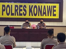 Evaluasi Tim Vaksinasi, Wakapolres Konawe : Pandemi Belum Berakhir