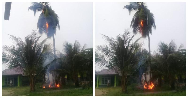 Cuaca Ekstrem, Rumah Warga di Kulahi Konawe Disambar Petir