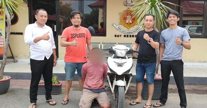 Pelaku Pencurian Motor di Konawe Diciduk Polisi di Ranomeeto