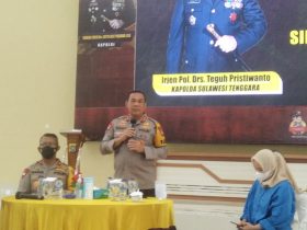Kapolda Sulawesi Tenggara (Sultra) Irjen Pol Teguh Pristiwanto