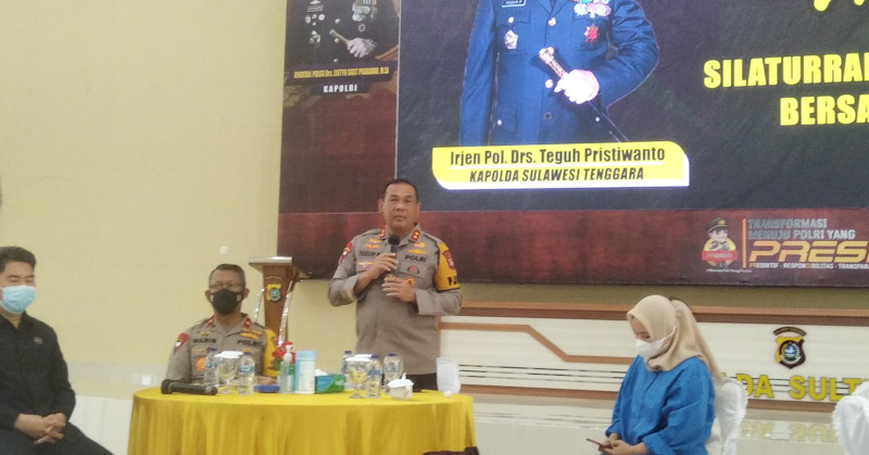 Kapolda Sulawesi Tenggara (Sultra) Irjen Pol Teguh Pristiwanto