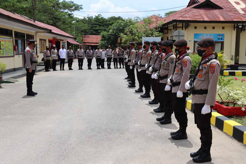 Kunker Perdana di Polres Konawe, Kapolda Sultra Tegaskan Berikan Pelayanan Terbaik ke Masyarakat