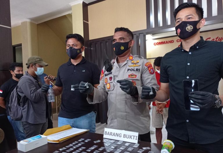 Pengedar Narkoba Sekitar Kampus UHO Ditangkap, Sabu Seberat 36 Gram Disita Polisi