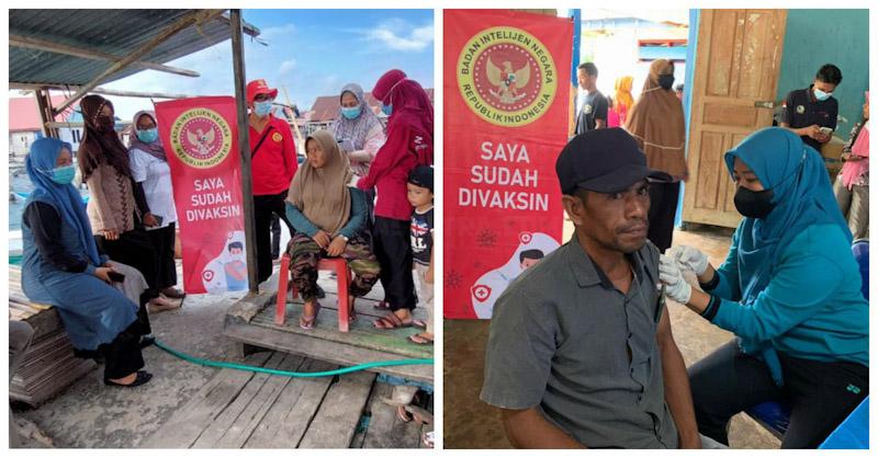 4 Hari Gelar Vaksinasi, BIN Sultra Melebihi Target Hingga 10.450 Orang