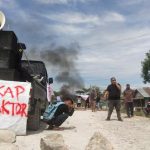 Protes Pekerjaan Jalan Tongauna, Lalu Lintas Terhenti selama 4 jam
