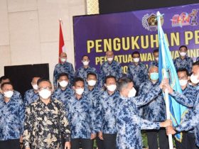 Pengurus PWI Sultra Dikukuhkan, Ketua PWI Sultra Siap Sukseskan HPN 2022