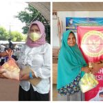 BIN Sultra Bagikan Ribuan Paket Sembako dan Ajak Warga Ikut Vaksinasi