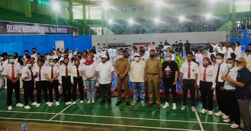 356 Atlet Ikut Open Tournament Taekwondo Bupati Konawe Cup 2021
