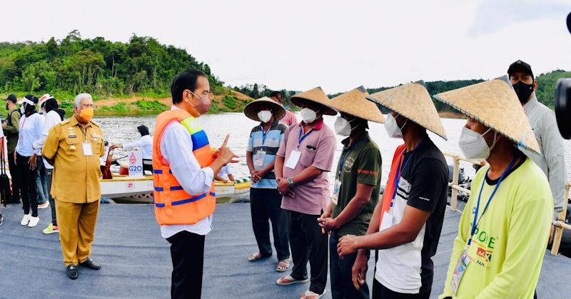 Dialog dengan Petani Saat Peresmian Bendungan Landongi, Ini Harapan Jokowi