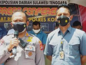 Kapolres Konawe bersama kasat reskrim