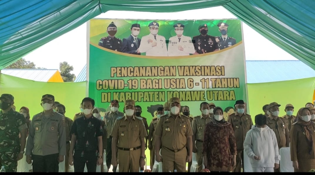 Layanan Vaksinasi Anak, Dinkes Konut Kerahkan 264 Tim Vaksinator