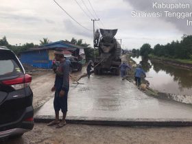 Koordinasi Pemda Konut Pembangunan Jalan Beton Motui Diamini PT VDNI dan PT OSS