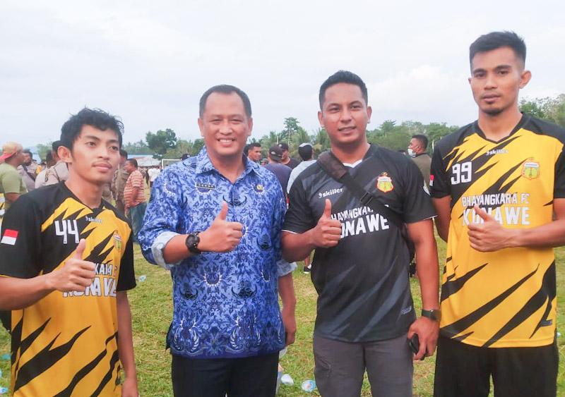 Gol Diaz Aditya Pastikan Bhayangkara FC ke Final Bupati Konawe Cup 