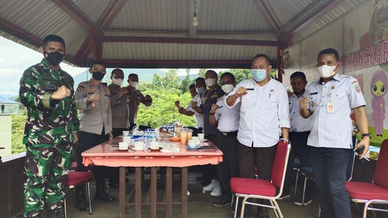 Sinergitas Pemda Konut Bersama Polres dan Kodim 1417/Kendari Sukseskan Imunisasi Anak